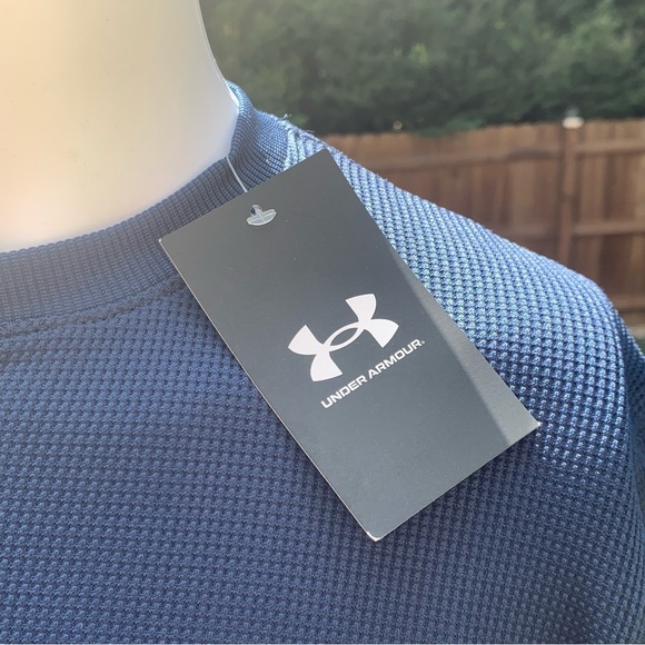 Men's UA Waffle Henley | Size Small | Navy Blue NEW!! - Picture 14 of 15